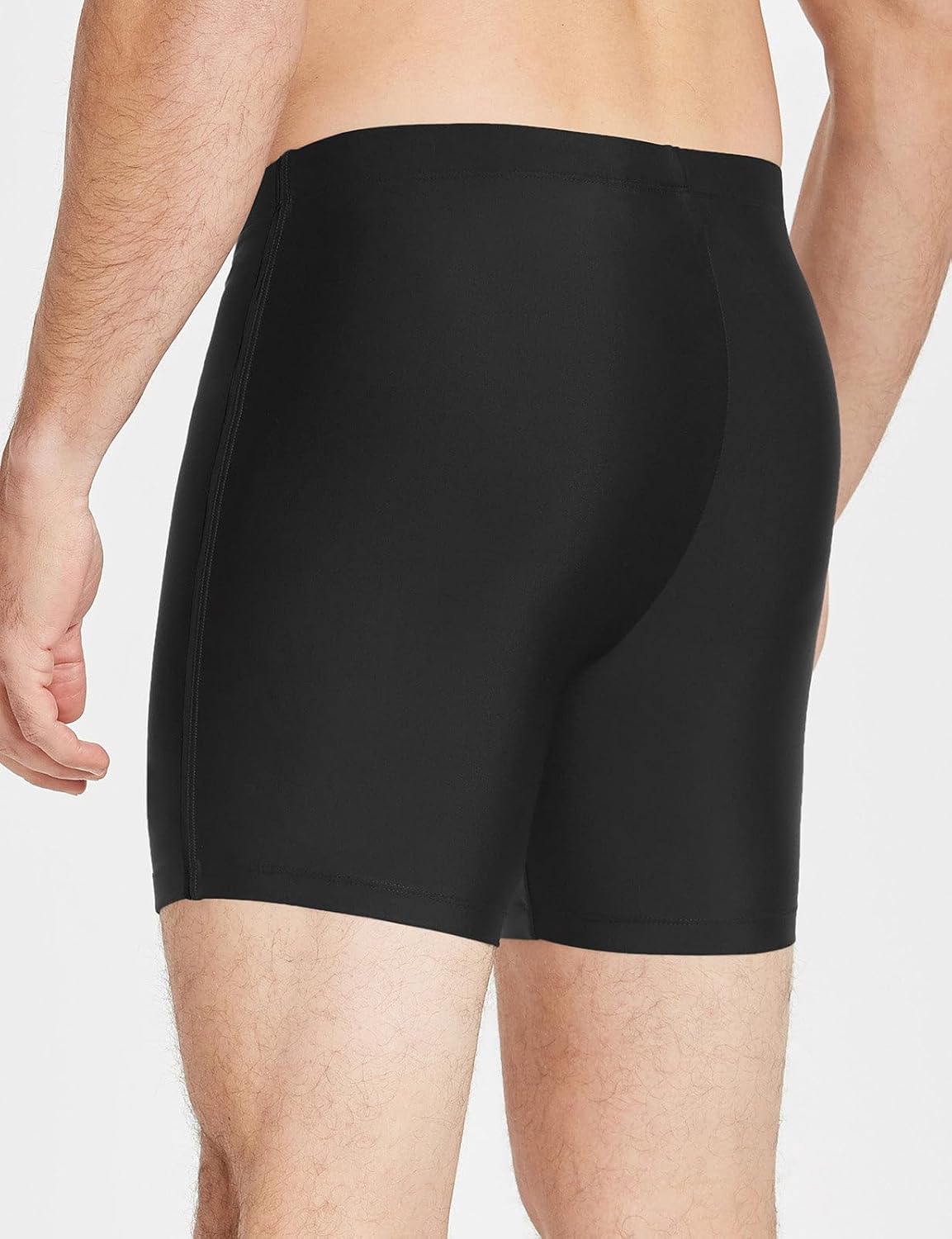 SPEXIAL Men's Swim Jammers Quick Dry Square Leg Swimsuit Athletic Swim Underwear with UPF50+ for Lap Swimming & Training