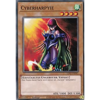 LDS2-DE067 - Cyberharpy - Common - DE - in Set with Ultrapro Toploader - Yugioh