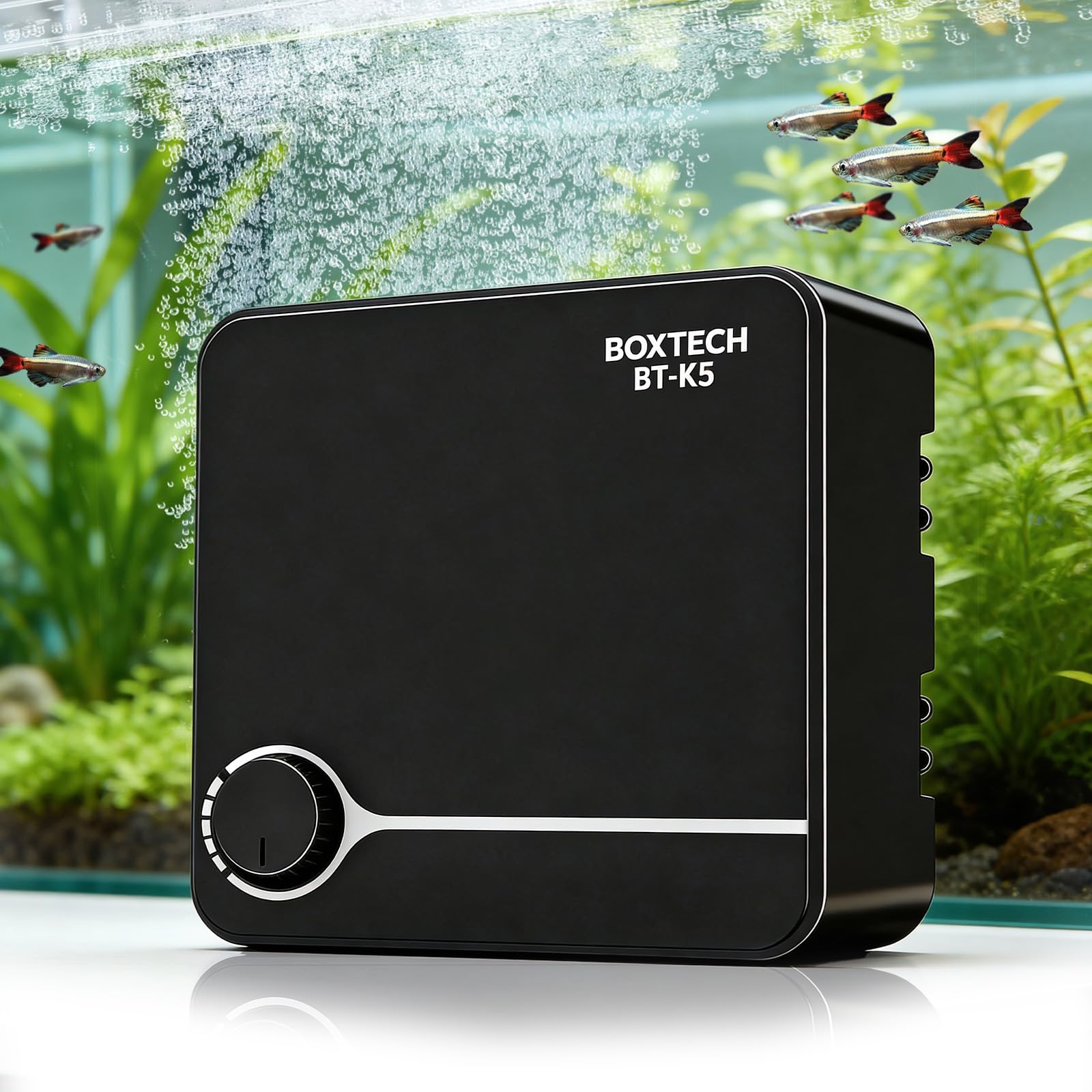 Boxtech - Bomba de aire para acuario K5