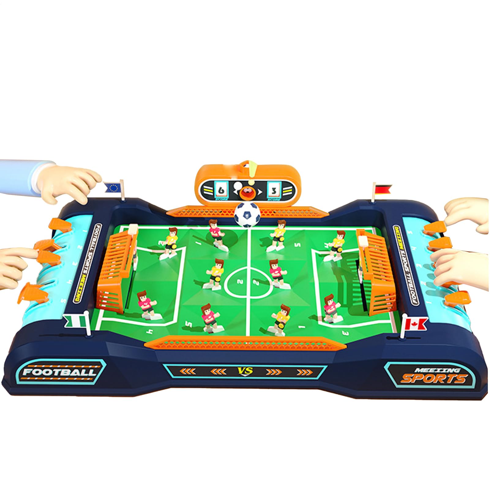 TABLE Top Top Soccer Game, calcio da tavolo Giochi di calcio da tavolo da | Set di calcio sportivo al coperto con portieri, giocattoli educativi portatili per bambini adulti famil