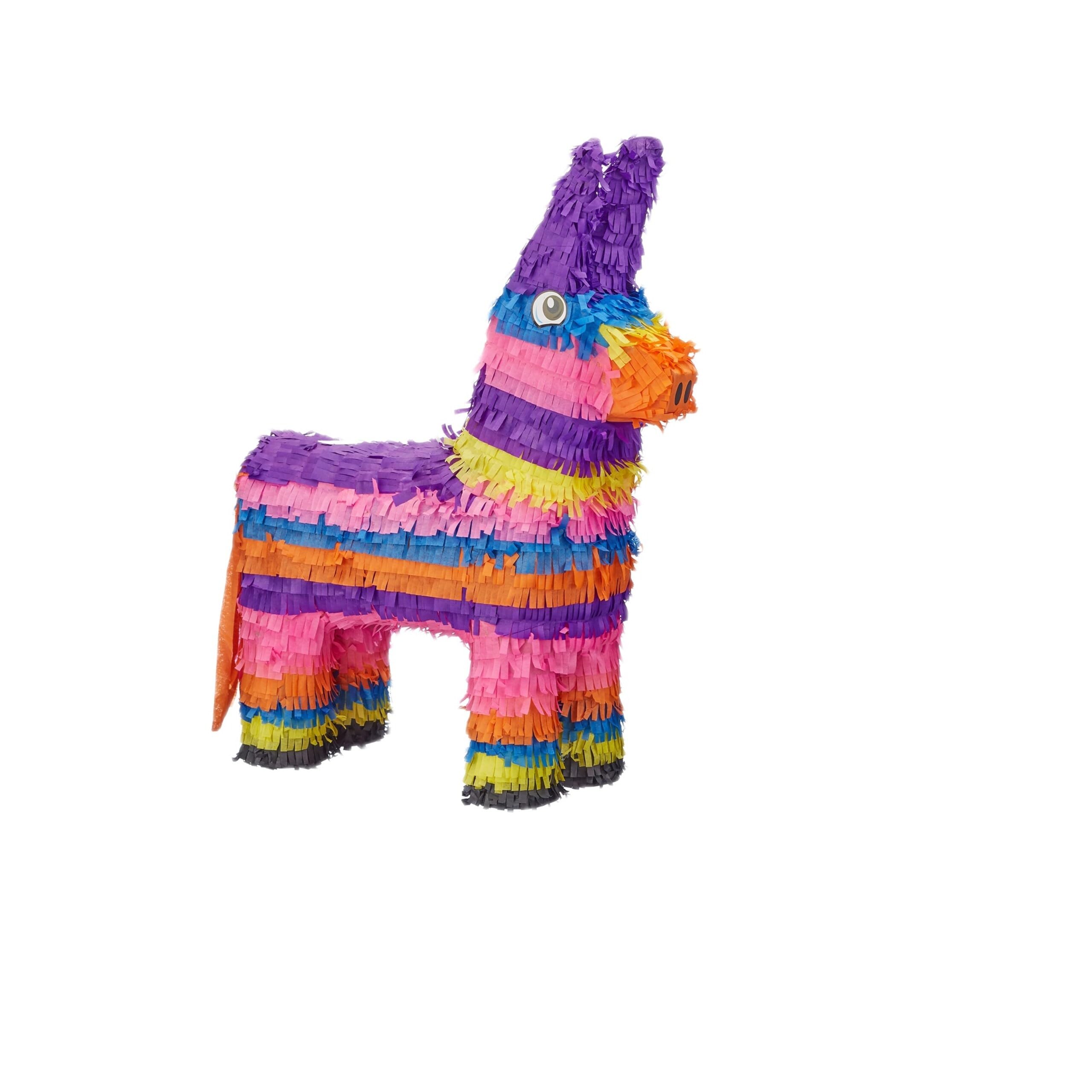 Relaxdays Pinata osioł, do zawieszenia, dla dzieci, dziewcząt, chłopców, na