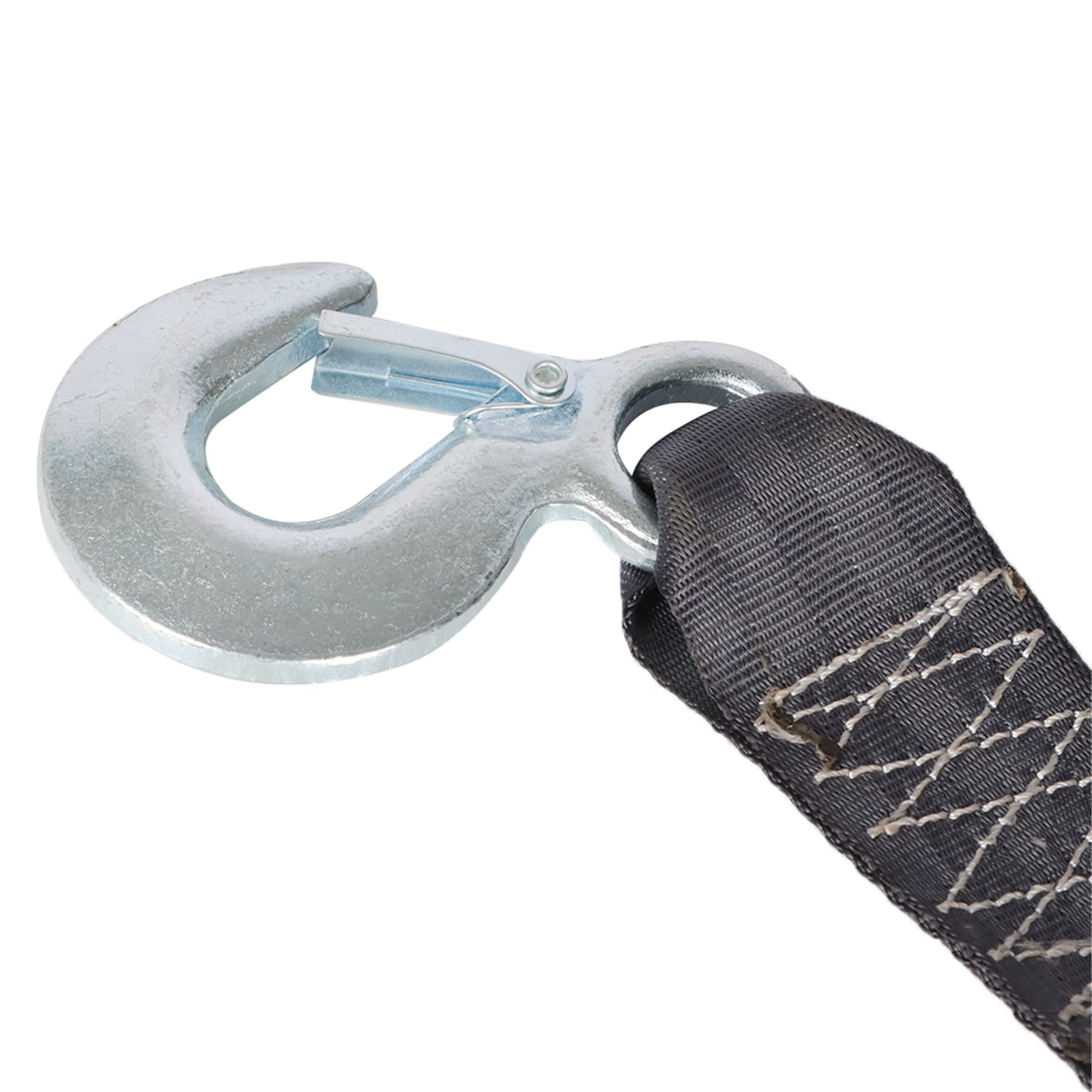 RainMan S Trailer Belt Adjustable Boat Buckle Transom Tie Downs to Trailer, Marine, Jet ski, Pontoon, with Quick Release Buckle Anti-Scratch Hooks