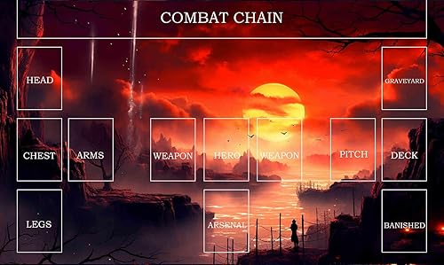 FAB - Tapete de juego para juego de cartas TCG y alfombrilla de mouse de 23.6 x 13.9 pulgadas, tapete de cartas de juego premium, tapete de juego