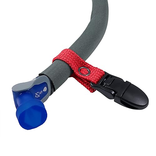 Hydration Pack Drink Tube Lanyard Clip