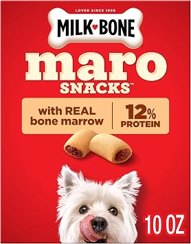Milk-Bone MaroSnacks Small Dog Treats With Bone Marrow, 10 Ounces