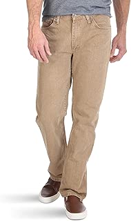 Wrangler Authentics Men's Big and Tall Classic Regular Fit Jean, Khaki, 34x36