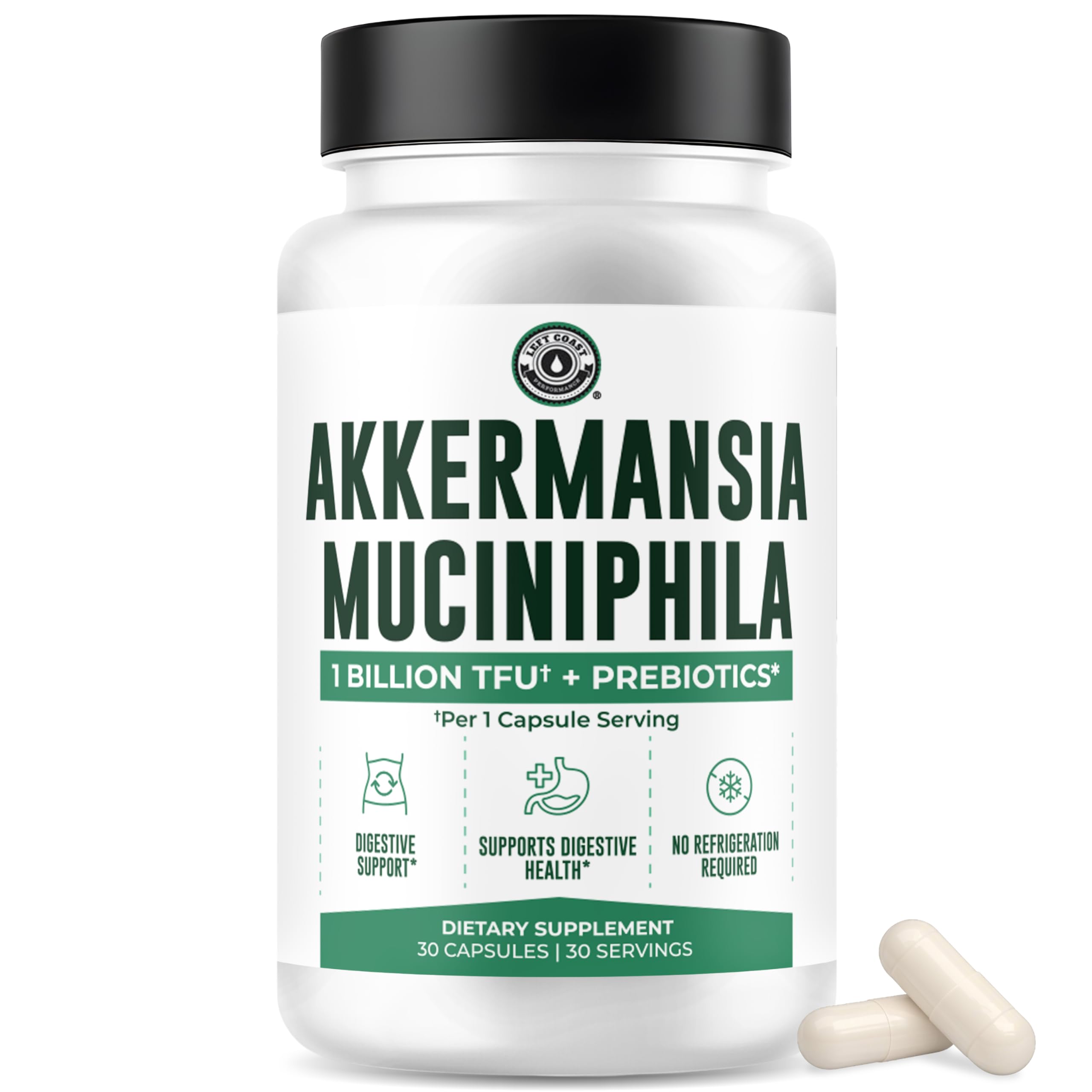 Akkermansia Muciniphila Supplement With Prebiotics, 30 Capsules