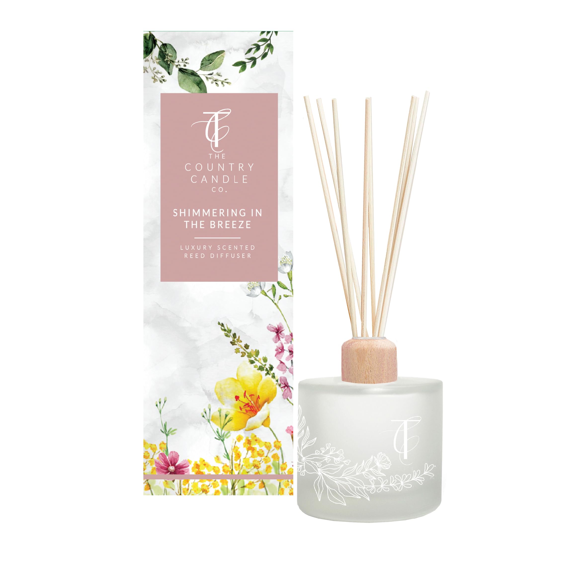 The Country Candle Company Glasshouse Range - Shimmering In The Breeze
