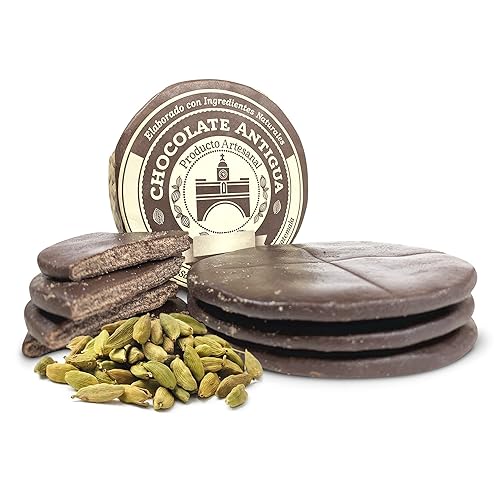 Chocolate Antigua Tabletas de chocolate caliente hechas a mano cacao maya en polvo talladas a mano con todos los ingredientes naturales para una