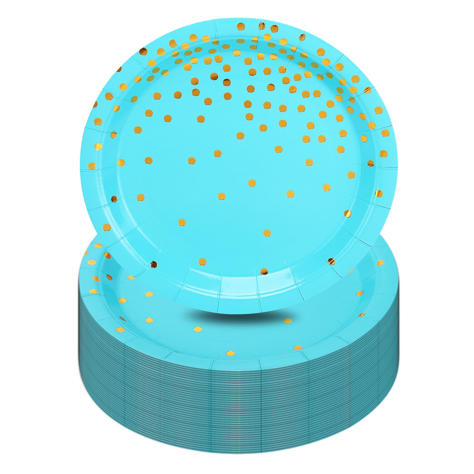 CEILIWEN Lot De 50 Assiettes En Carton Union Jack - 23 Cm