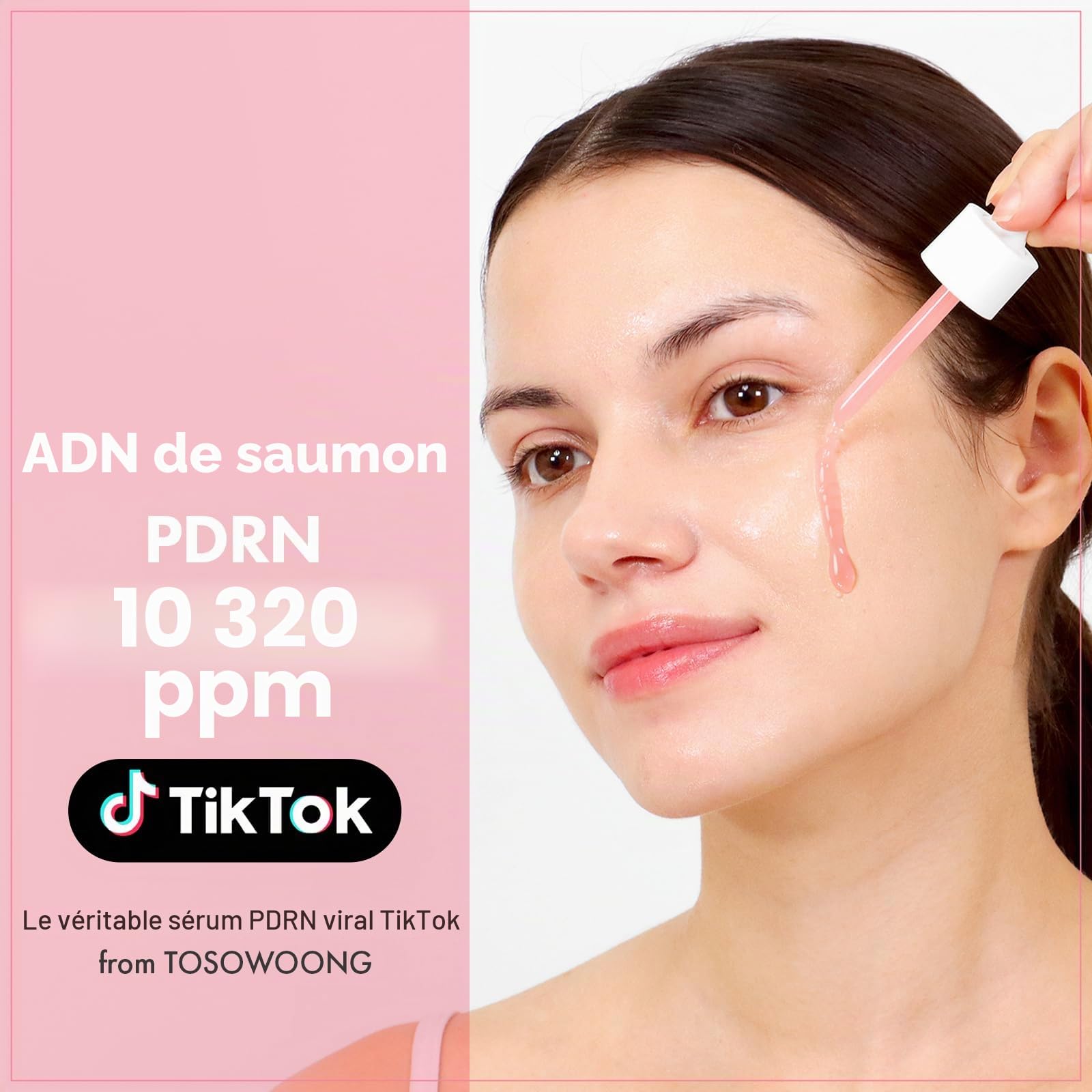 Duo Affinant le Teint K-Beauty TOSOWOONG : Crème Arbutine 7 Acide Tranexamique 4 et Sérum Pink Peptide 12 PDRN | Pour Teint & Texture Inégaux | Set Hydratant et Raffermissant