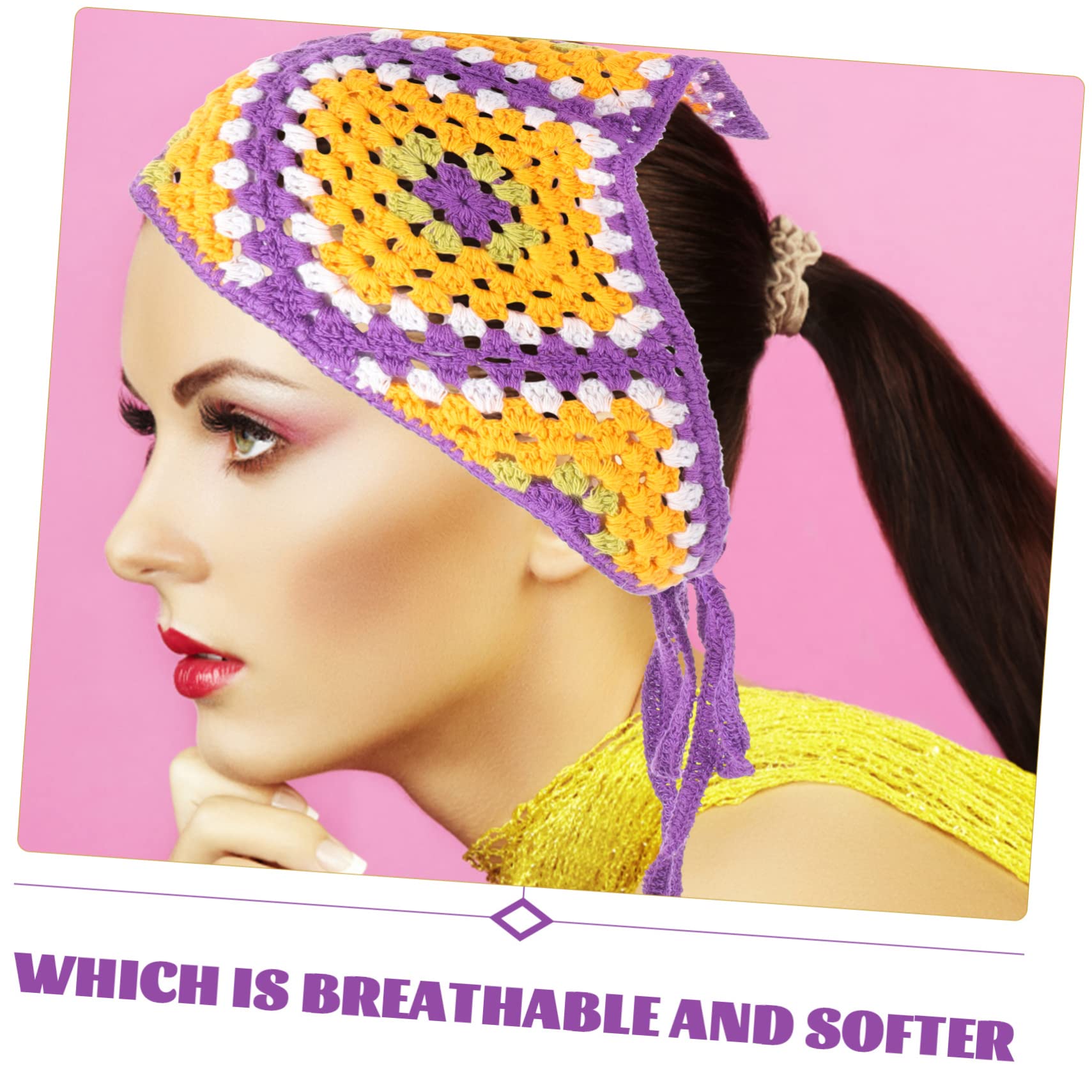 DOITOOL 5pezzi Fascia Bandana Per Donne Turbante Elegante Per Attività Quotidiane e Occasioni Speciali Comoda e Versatile Per Yoga Casa e Shopping