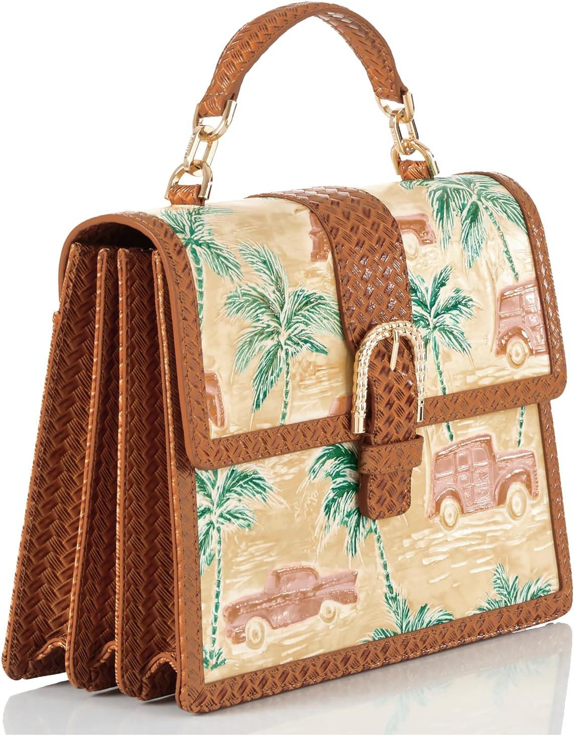 Brahmin, Womens, Hallie, Honey Brown, One Size