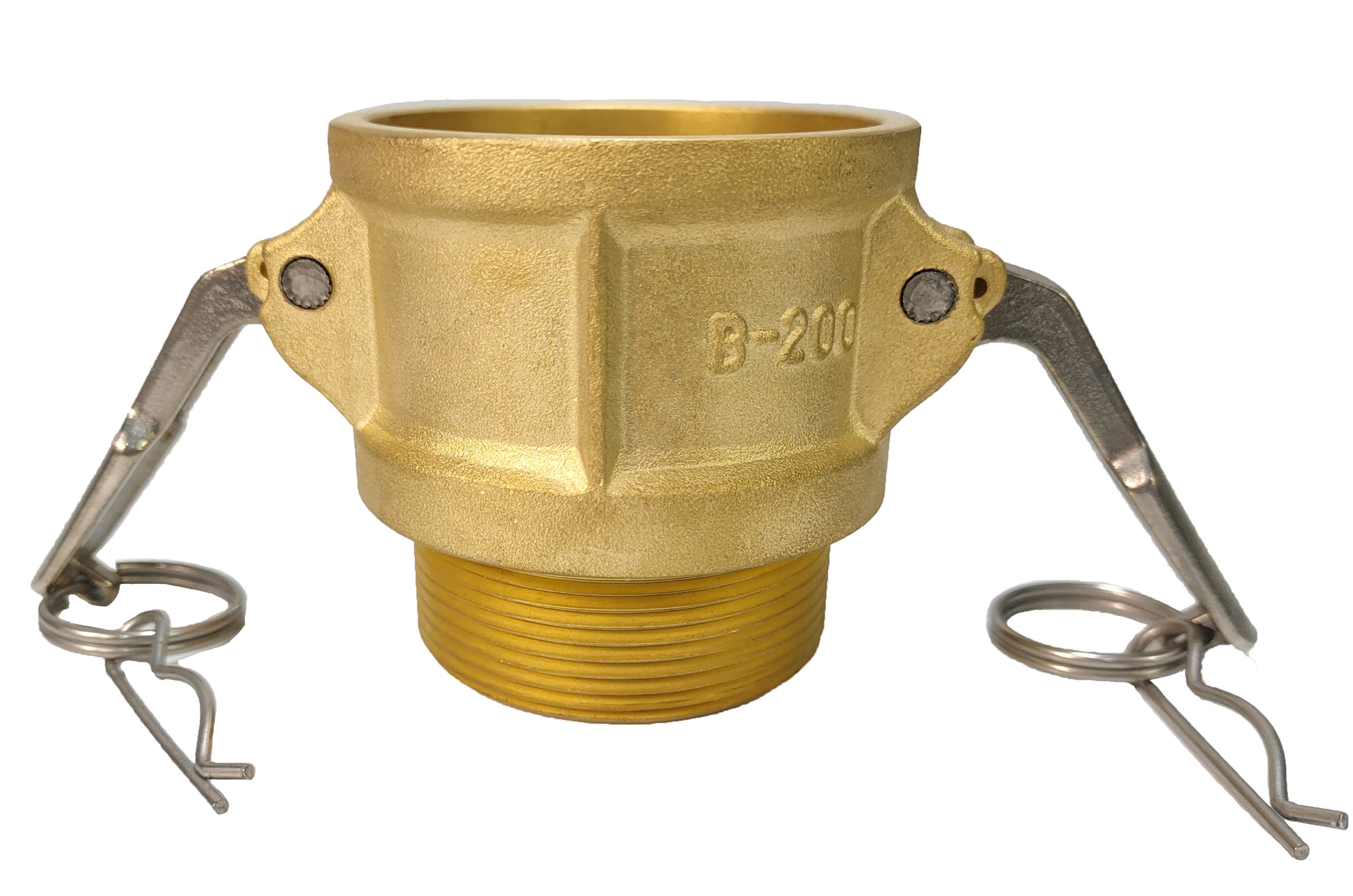 Kamlock Kupplungen Typ B Coupler mit Außengewinde (Messing, 2")