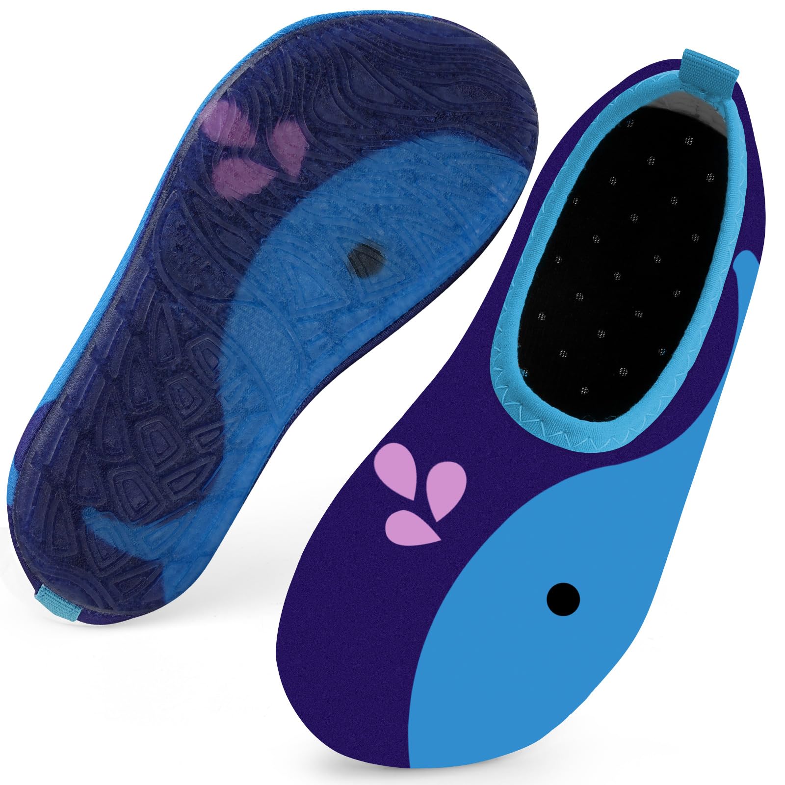 WateLves Kinder Badeschuhe Schwimmschuhe Wasserschuhe Jungen Mädchen Baby Strandschuhe Aquaschuhe Schnell Trocknend für Beach Pool