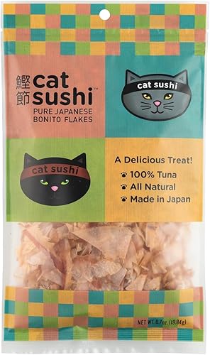 Cat Sushi Bonito Flakes, corte clásico, 0.7oz