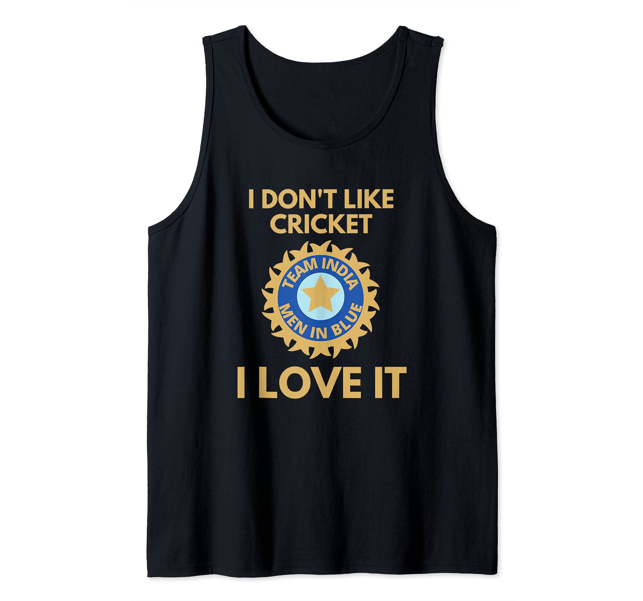 Indian Cricket Supporters India Cricket Fans Tank Top, Black