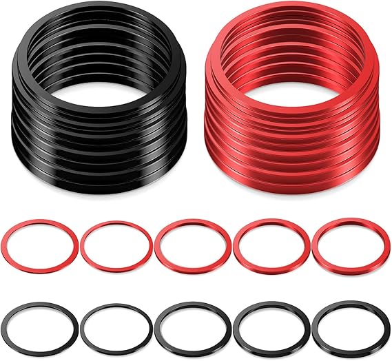 Amazon 自転車 ボトムブラケットスペーサー 20個 7 8 9 10 11速 カセットCNC アルミ合金フライホイールハブワッシャー