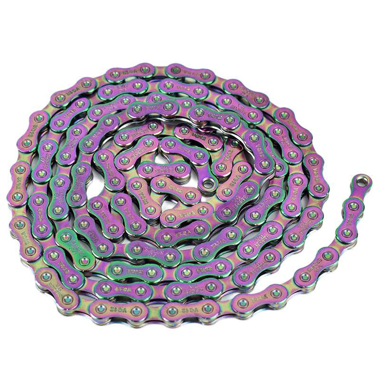 チェーン新品 ロードバイク Mサイズ 送料無料 自転車チェーン シングルスピード 単速 自転車用チェーン 1