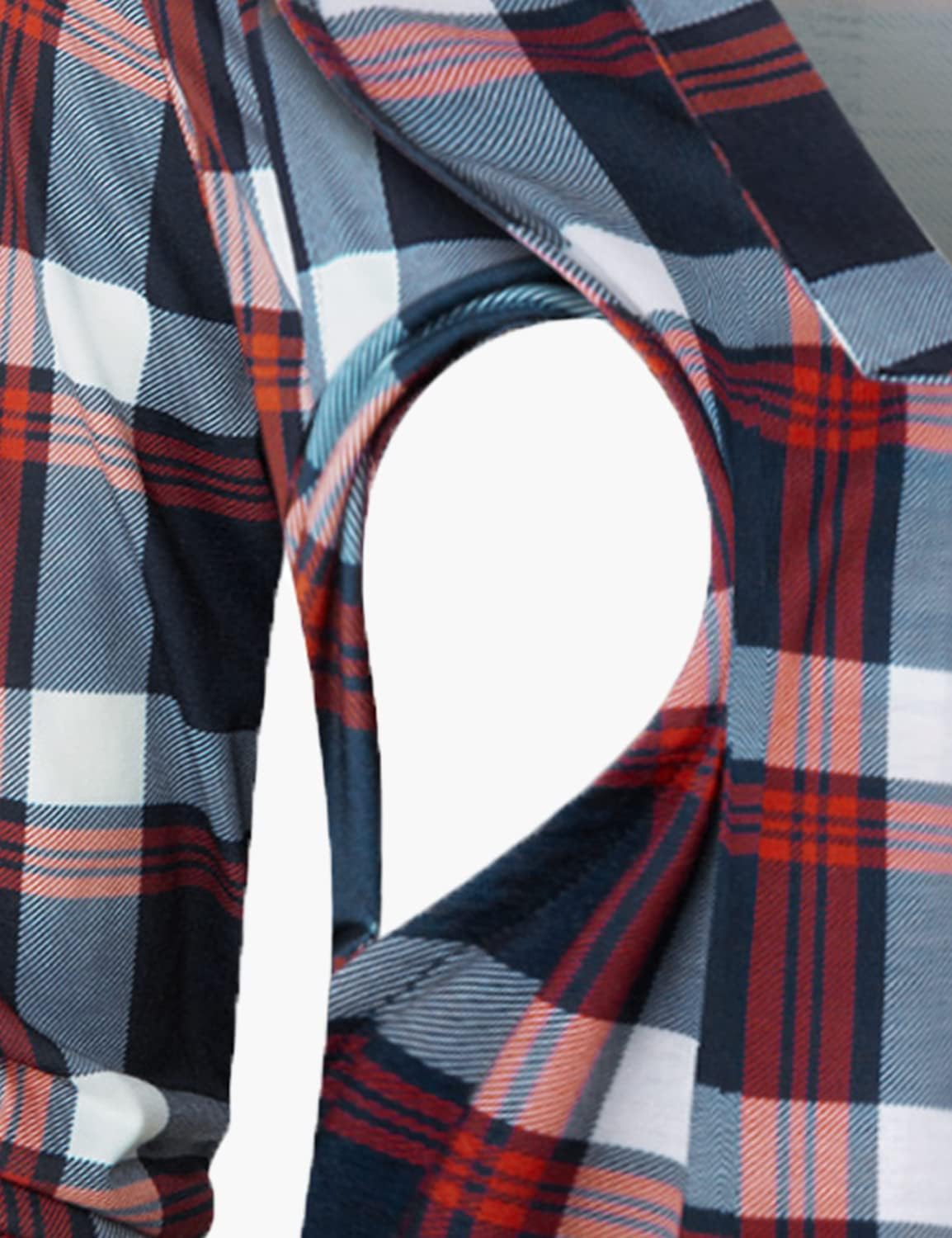 Quinee Nursing Tops for Breastfeeding Maternity 3/4 Rolled Sleeve Breastfeeding Shirts for Women - Image 7