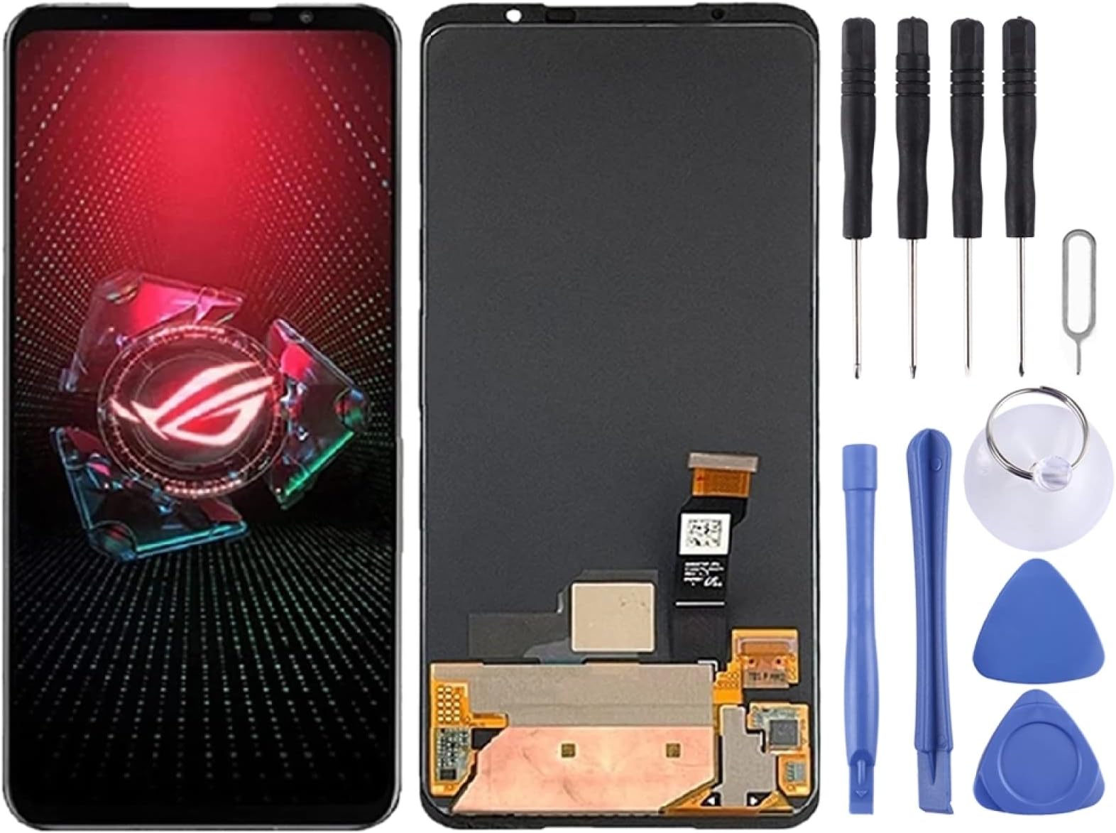SMT AMOLED LCD Screen For Asus ROG Phone 5 Ultimate ZS673KS with Digitizer Full Assembly YYKK
