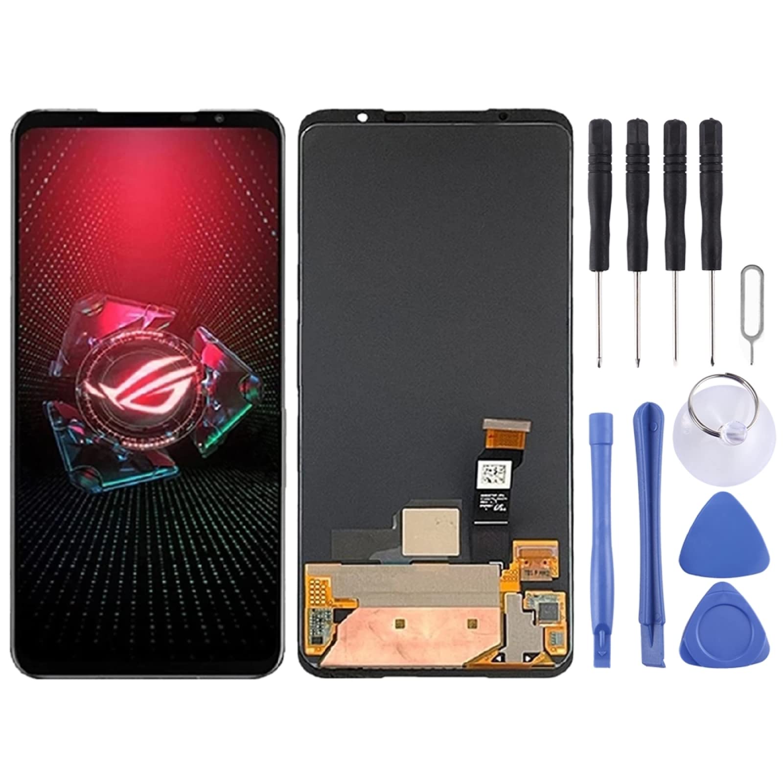 SMT AMOLED LCD Screen For Asus ROG Phone 5 Ultimate ZS673KS with Digitizer Full Assembly YYKK