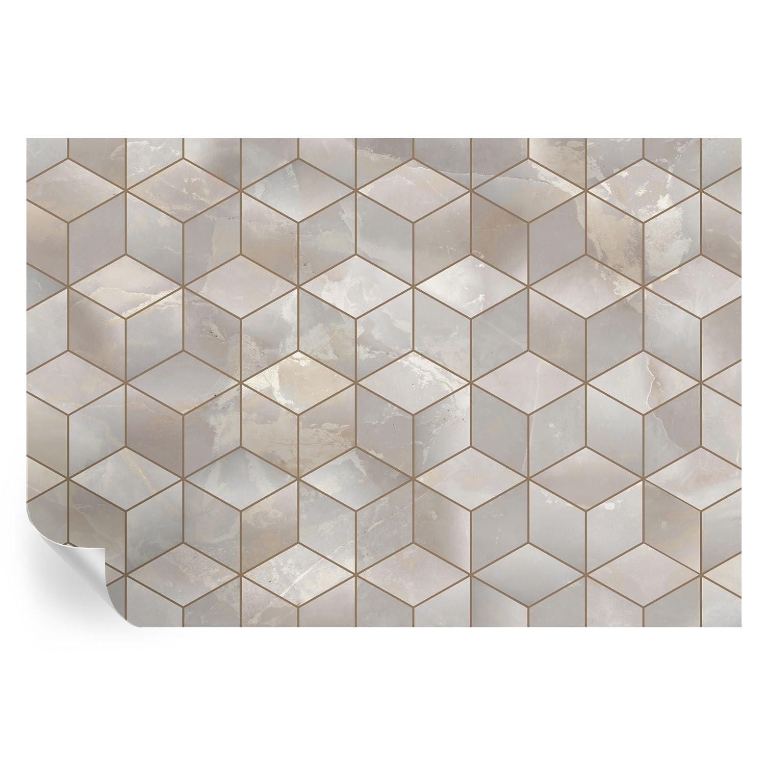 Mosaico geométrico revestimiento adhesivo pared 152x104 cm murales y vinilos