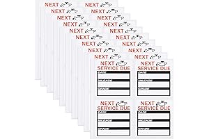 120Pcs Windshield Oil Change Stickers | Convenient Oil Change Reminder Solution