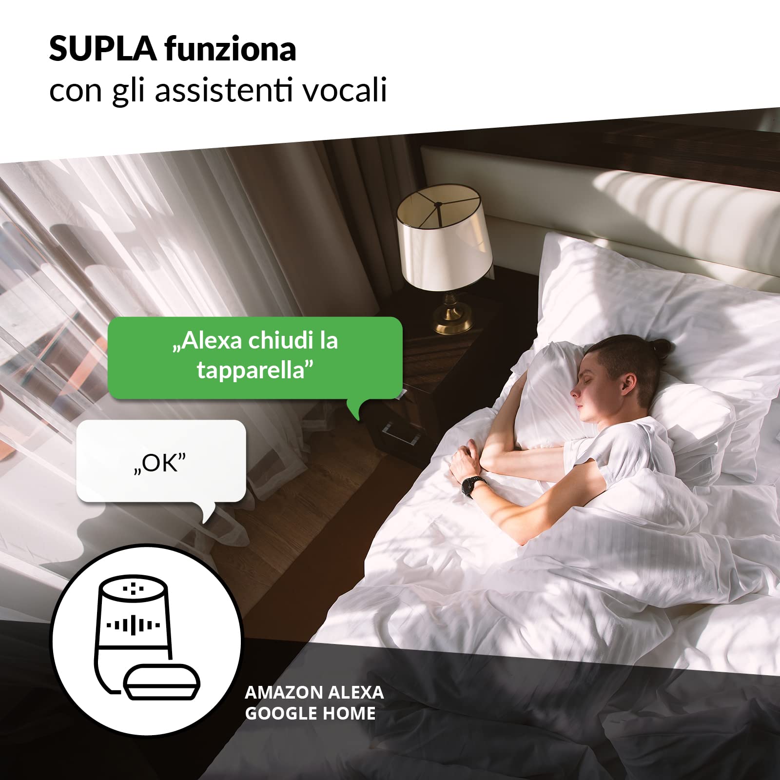 Supla Zamel - Telecomando Interruttore WiFi per Tapparelle Elettriche I Comando per Tapparella I Radiocomandato Elettrico I Automazione di Casa I Controllo Automatico I ZSW-01