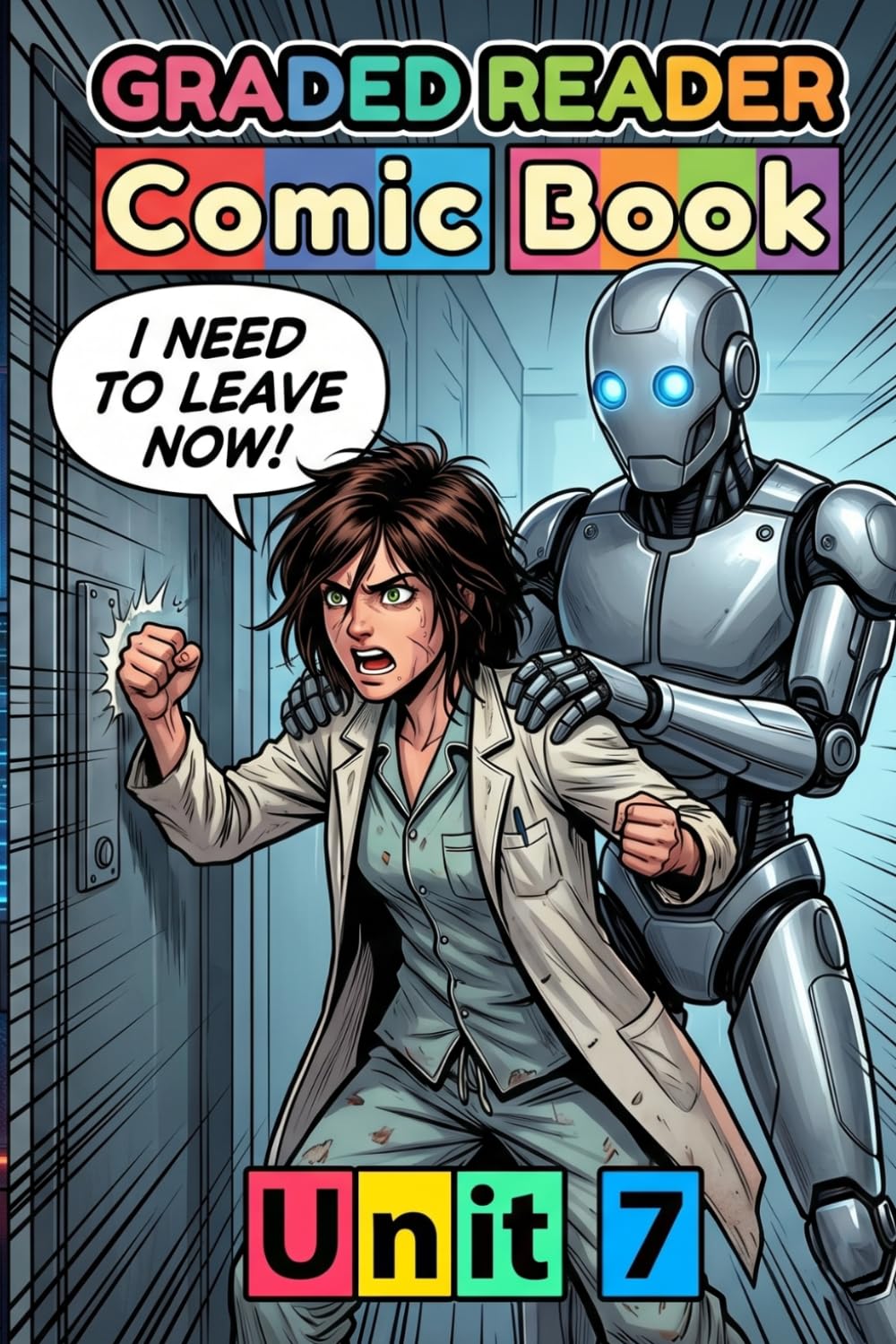 Unit 7.: An A2 Elementary Graded Reader Comic Book to Learn English Visually and Start Thinking in English.