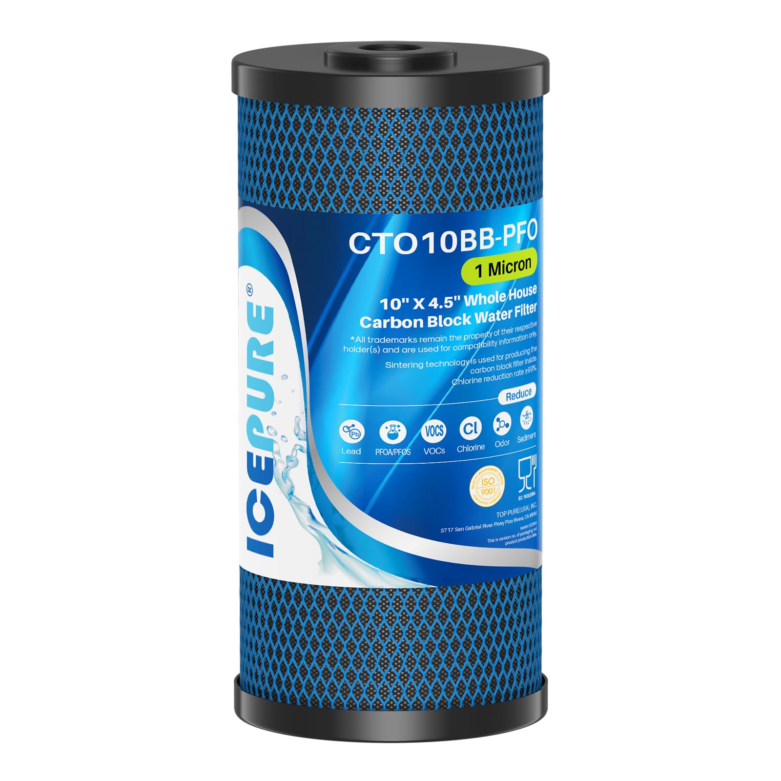 ICEPURE Water Filter - Whole House Sediment Activated Carbon -10
