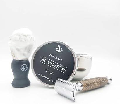 Shaving Soap for Men-Luxury Sandalwood Mens Shave Soap-Men's Shaving Cream Soap (1pack 3oz)
