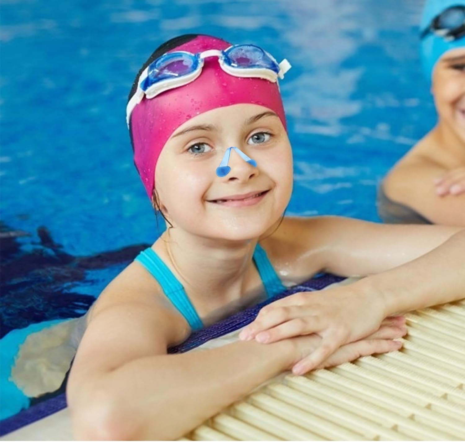 Garneck 10pcs Silicone Swimming Nose Clips for Learners and Beginners Soft and Environmentally Friendly Nose Plugs Designed to Protect Water for Diving and Outdoor Swimming