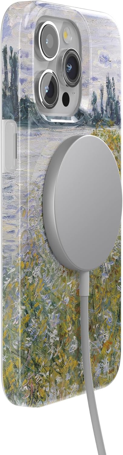 Casely iPhone 15 Pro Case | Monet's Summer Landscape | The Met Museum | Compatible with MagSafe | Classic Ultra Slim Design