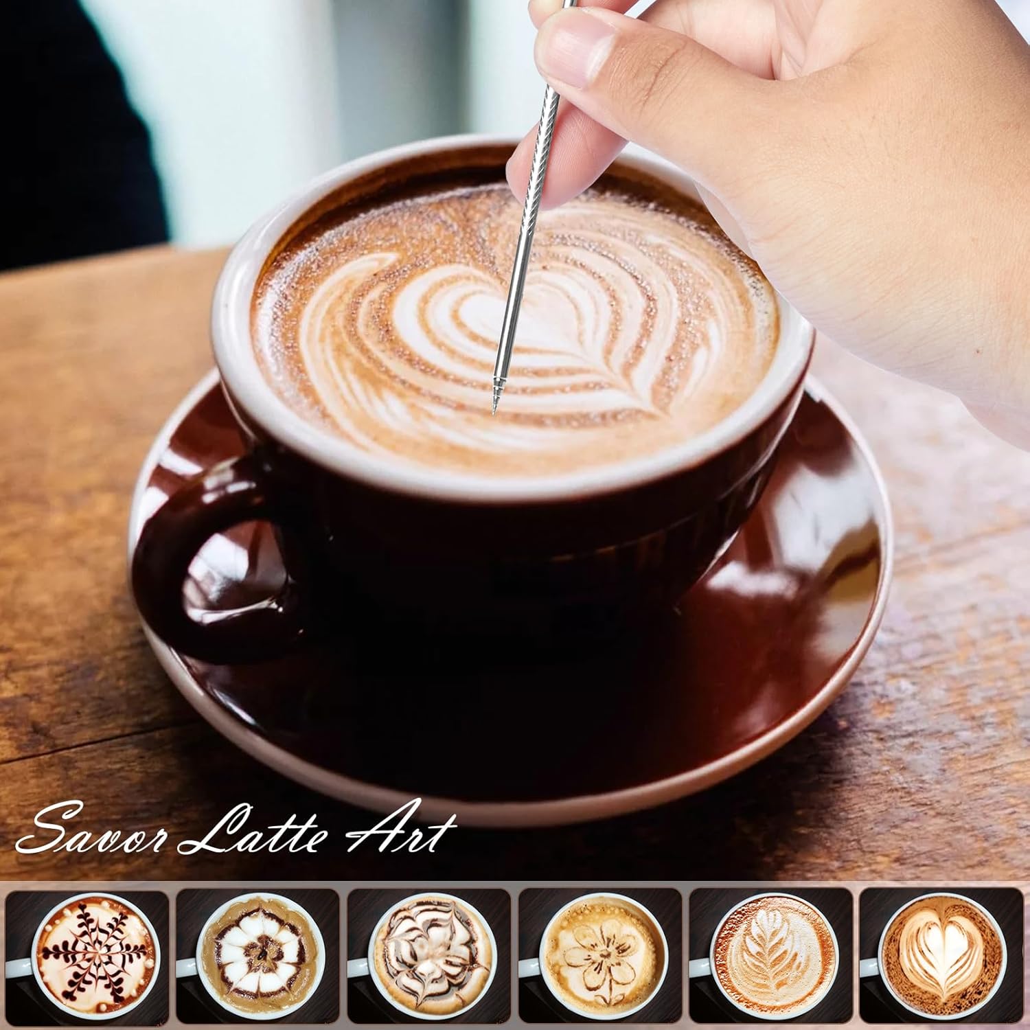 Anpro Milk Jug 350 ml/12 oz,304 Stainless Steel Milk Pitcher, Milk Frothing Jug for Making Coffee Cappuccino 8 711SK3IdC6L. AC SL1500