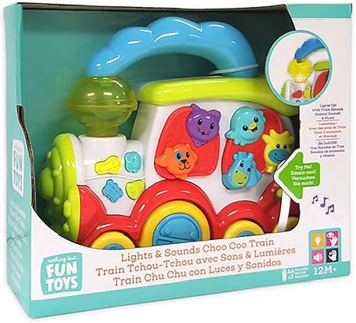 Miniatura 7 de Luces y sonidos Animal Choo Choo Tren diseñado para niños a partir de 12 meses, multicolor (211612)