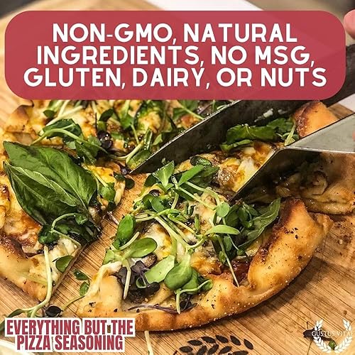 Miniatura 8 de Everything But the Pizza Seasoning | Todo natural | Sin OMG | 1.0 oz (28 g) | Mezcla de especias gourmet | Lote pequeño | Masaje artesanal | Paquete