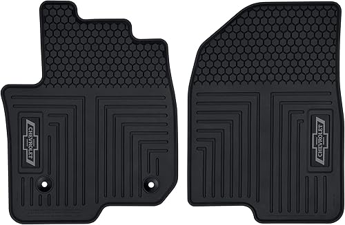 Plasticolor 001796R01 Chevrolet Silverado - Alfombrillas de piso para vehículos delanteros de ajuste personalizado de fábrica, modelos 2019-2023,