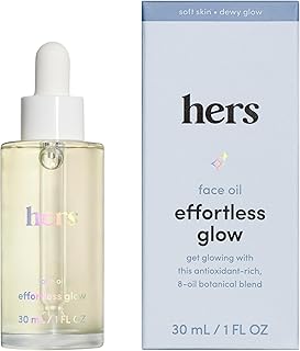 Hers - Aceite facial con brillo sin esfuerzo,...