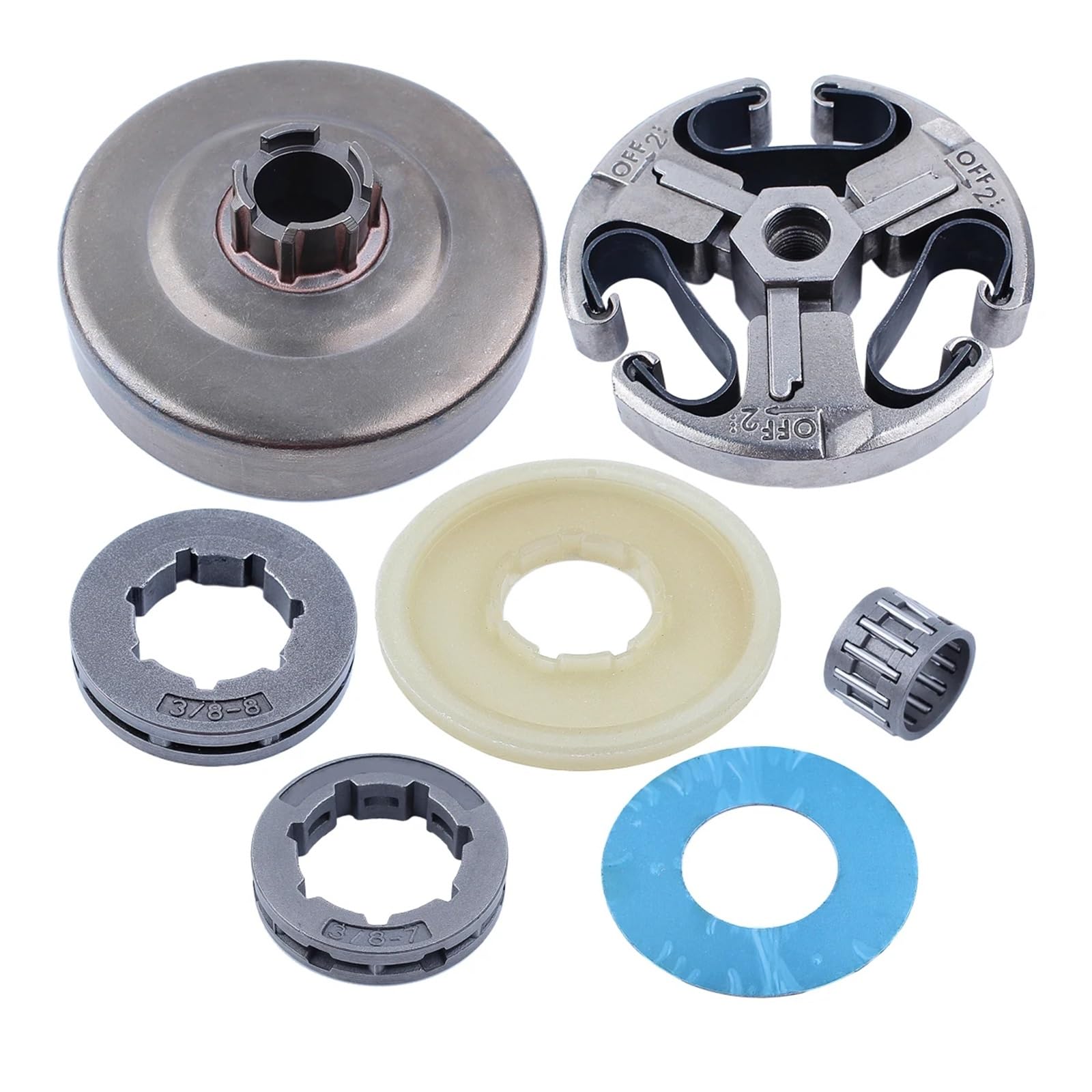 Borde piñón tambor de embrague 3/8 | Compatible con 61/66/266/268/272, ref.501831504, anti-desgaste