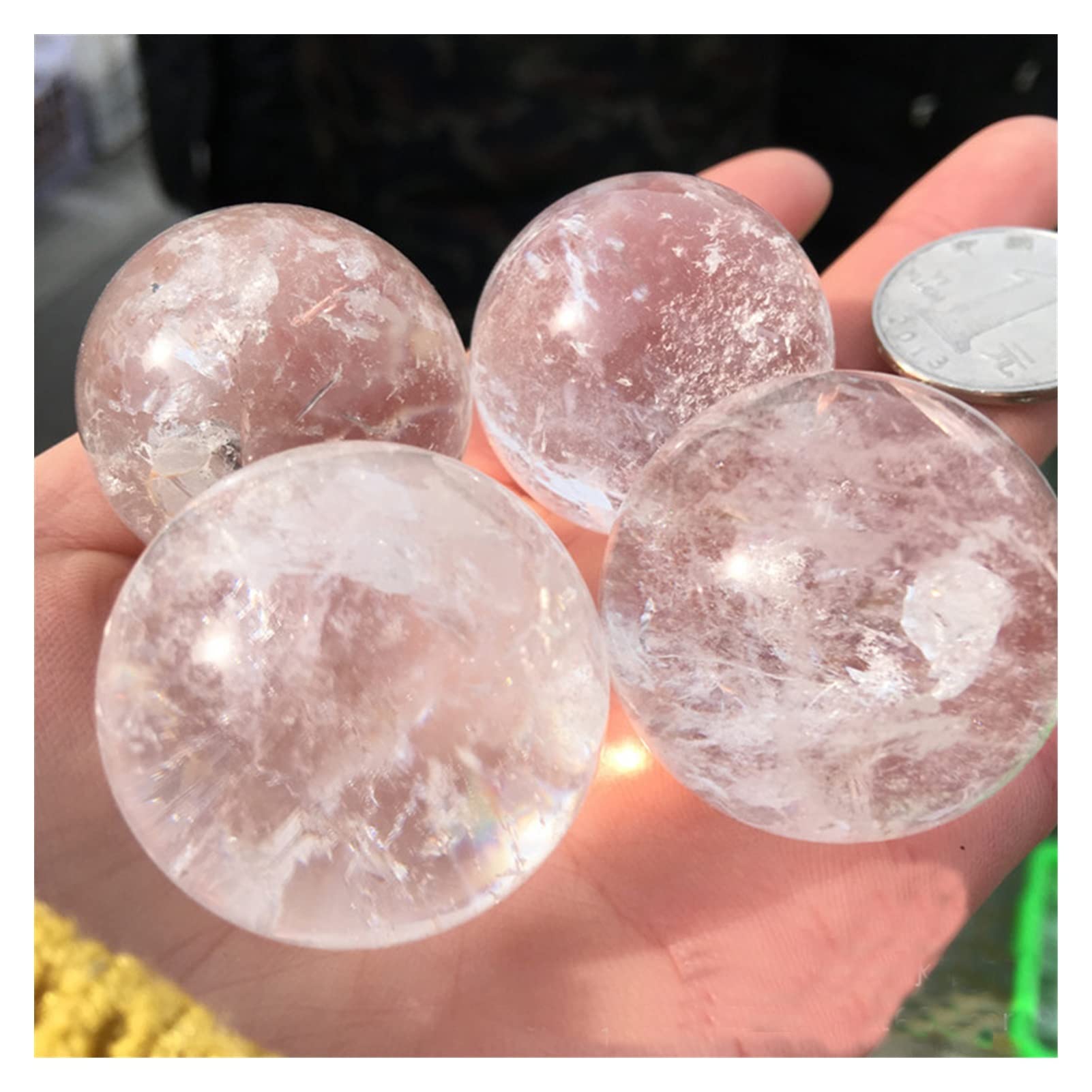 20/30/40mm Sfera di Cristallo di Vetro di Quarzo Trasparente