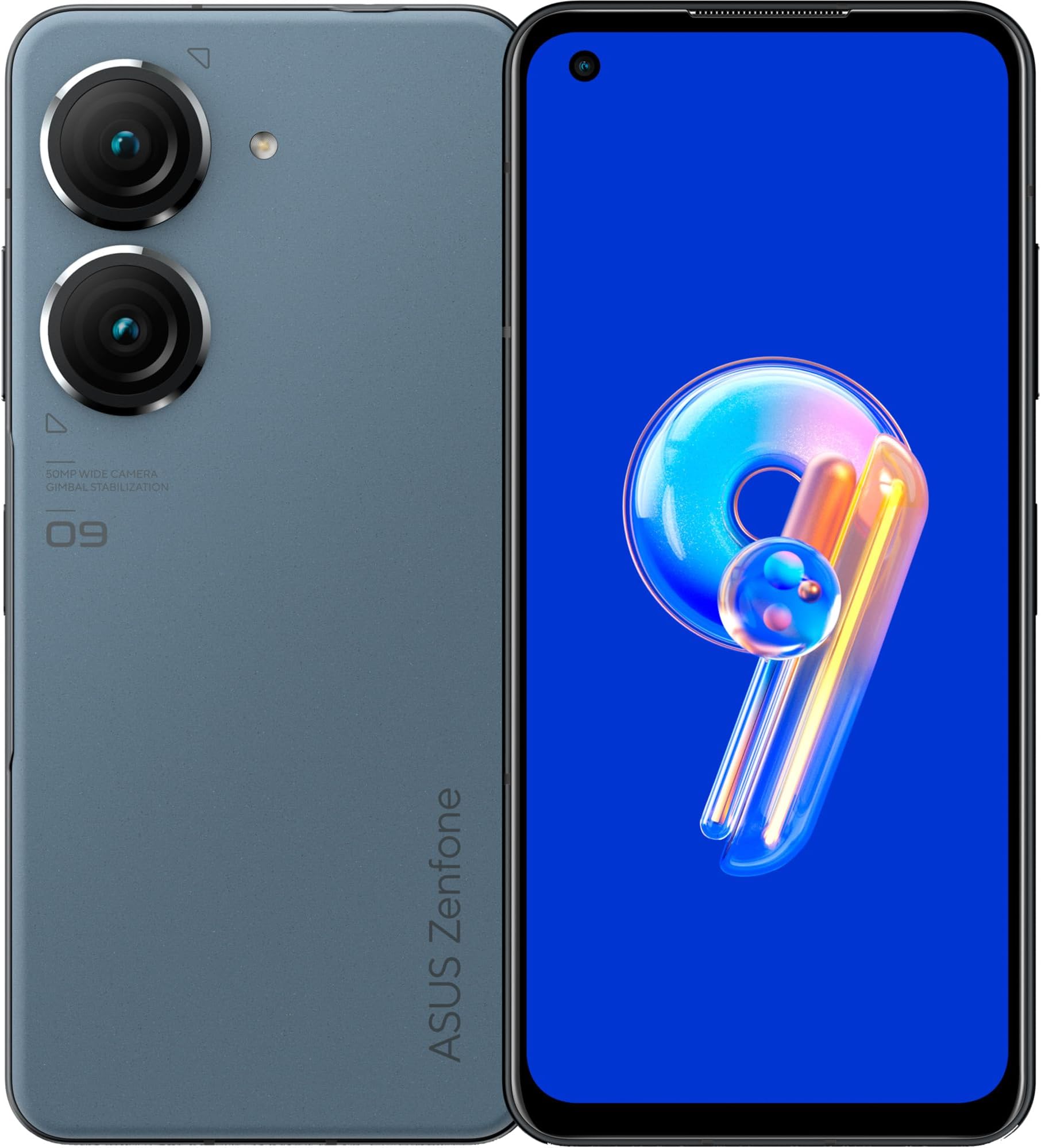 Zenfone 9 DUAL-SIM 128GB ROM + 8GB RAM (GSM | CDMA) Factory Unlocked 5G Smartphone (Blue) - International Version