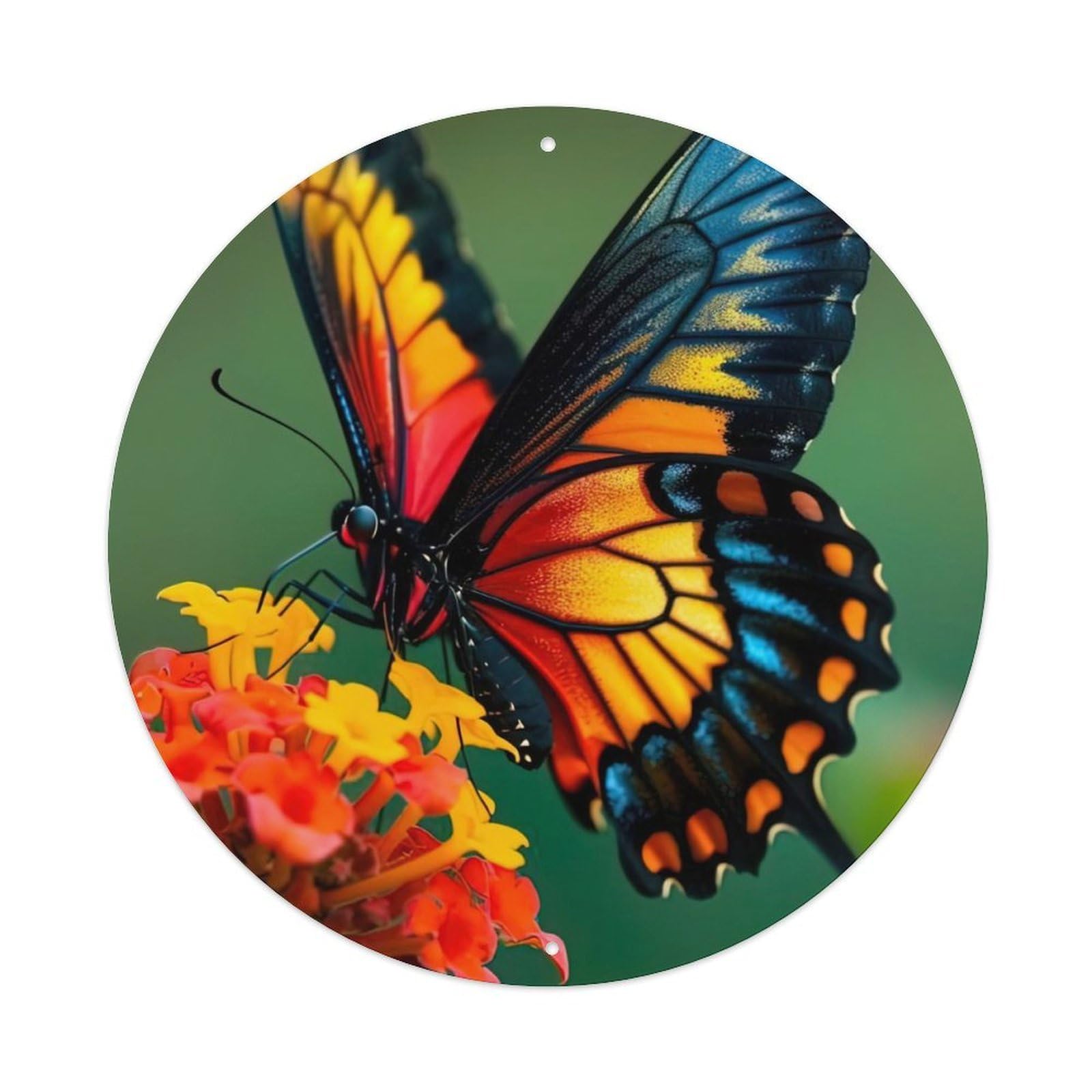 Animal Artwork Honey Butterflies Metal Tin Sign