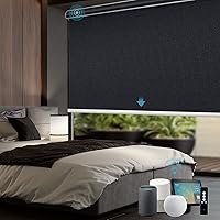 Vista 15 de SmartWings Persianas motorizadas con control remoto para ventanas, persianas enrollables 100% opacas automáticas, eléctricas inteligentes
