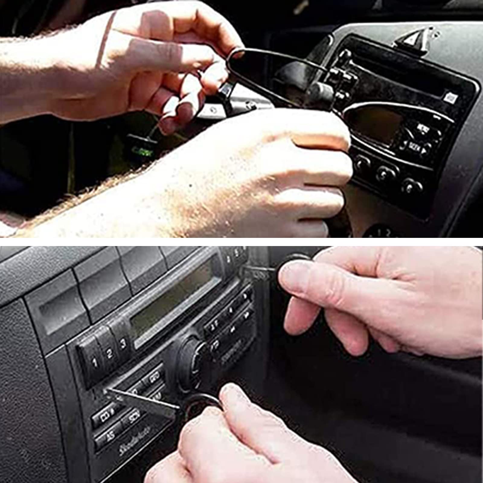 Kit De Démontage Autoradio Universel - 20 Pièces - Pour BMW, VW, Audi Et Autres - Clés En Acier Inoxydable