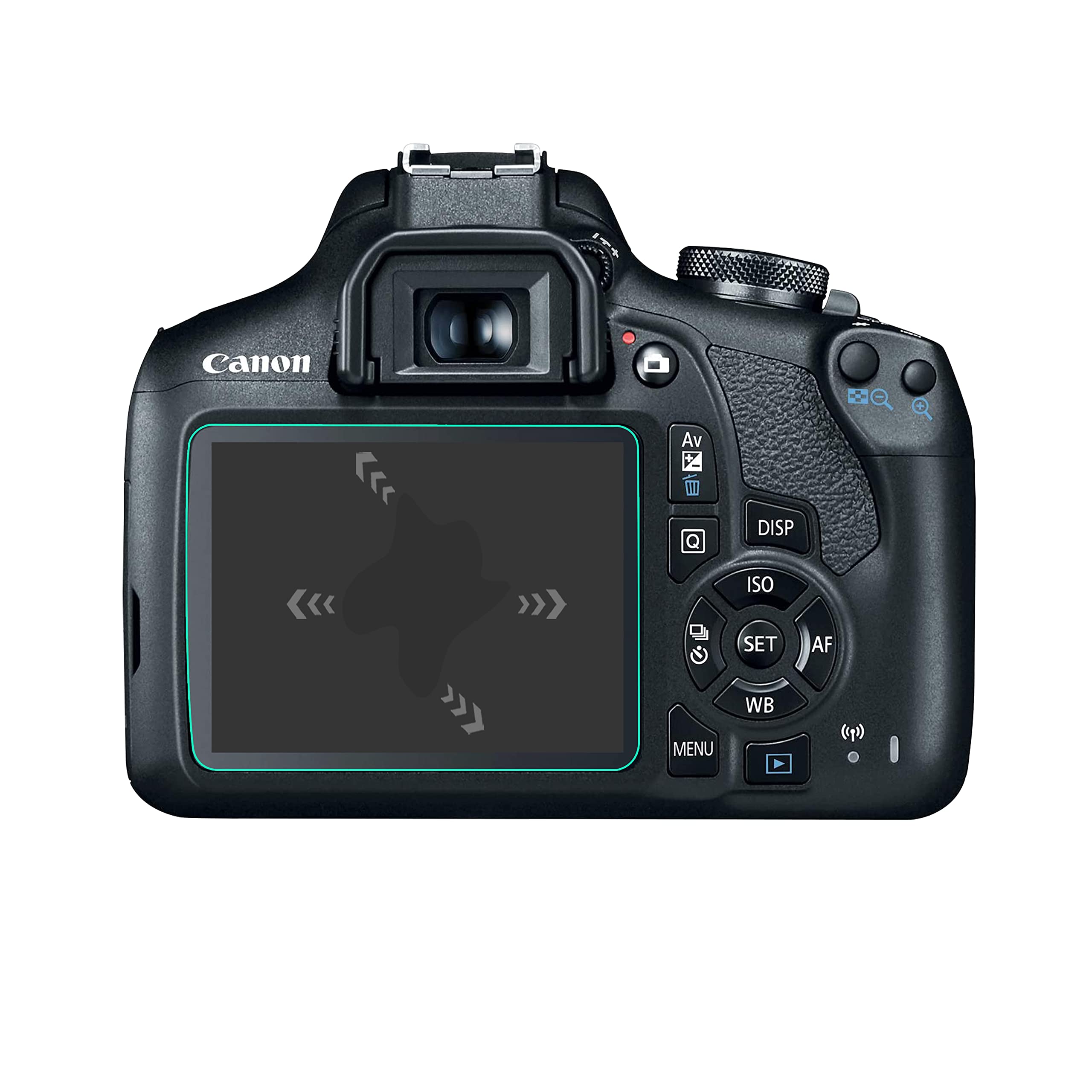 Eos 90d Mr.Shield Verre Trempé Compatible Avec Canon EOS Rebel T7 T6 T5(2000d 1300d 1200d) DSLR Caméra [Lot De 3] Film Protecteur D'écran Vitre Protecteur 9H Dureté Canon Eos 80d