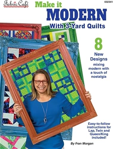 Fabric Café Hazlo moderno con edredones de 3 yardas, color blanco