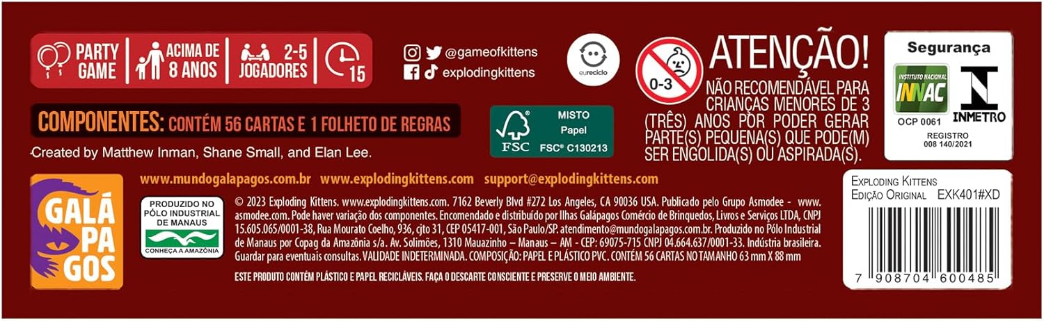 Review Exploding Kittens: descubra por que este jogo vai animar suas reuniões! 5 711SNKqMtvL. AC SL1500