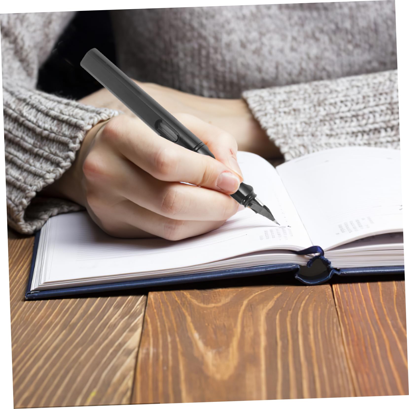 Artibetter 5 Sätze Füllfederhalter mit Nachfüllung Kalligraphie Füllfeder für Schule und Büro Schwarze Tintenpatronen Ergonomisches Design für Angenehmes Schreiben für Notizen und