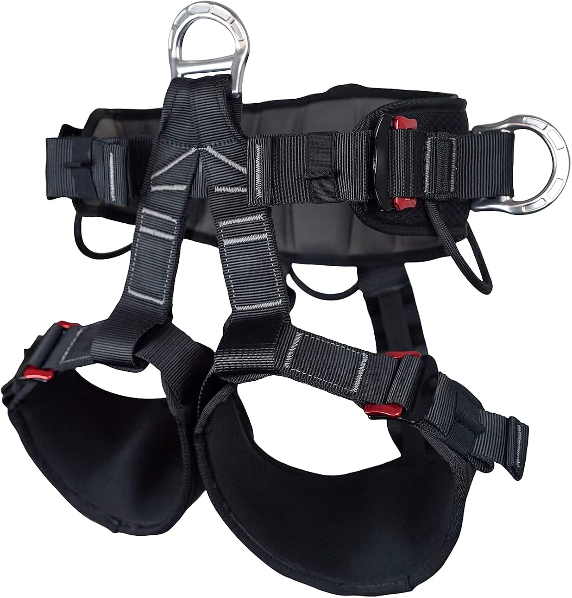 Arnés para trepar árboles, arnés de seguridad Protecta de espesor ajustable, arneses de medio cuerpo para escalada en roca, trabajo de rescate, rescate de incendios, espeleología